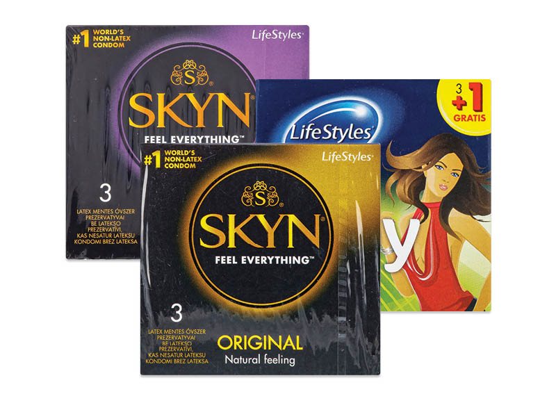 Prezervatyvams ir lubrikantams LIFESTYLES