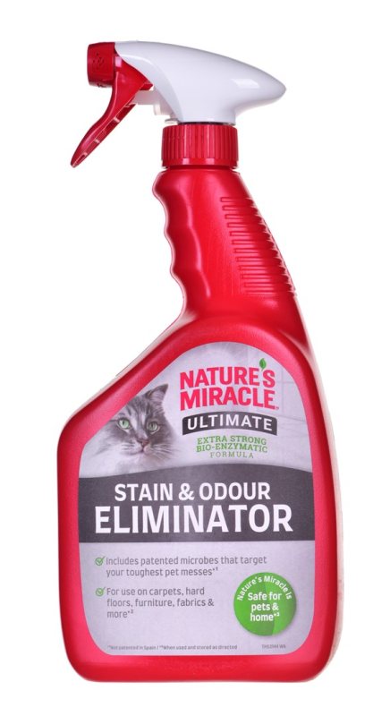 Priemonė įsisenėjusių kačių nešvarumams naikinti Nature's Miracle Ultimate Stain&Odour, 946 ml