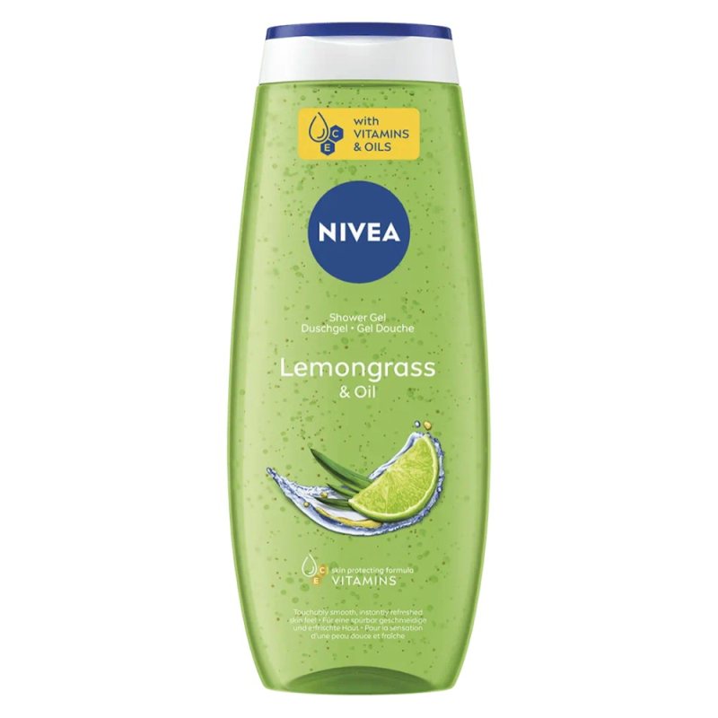 Prižiūrimoji dušo želė Nivea, citrinžolė, 500 ml