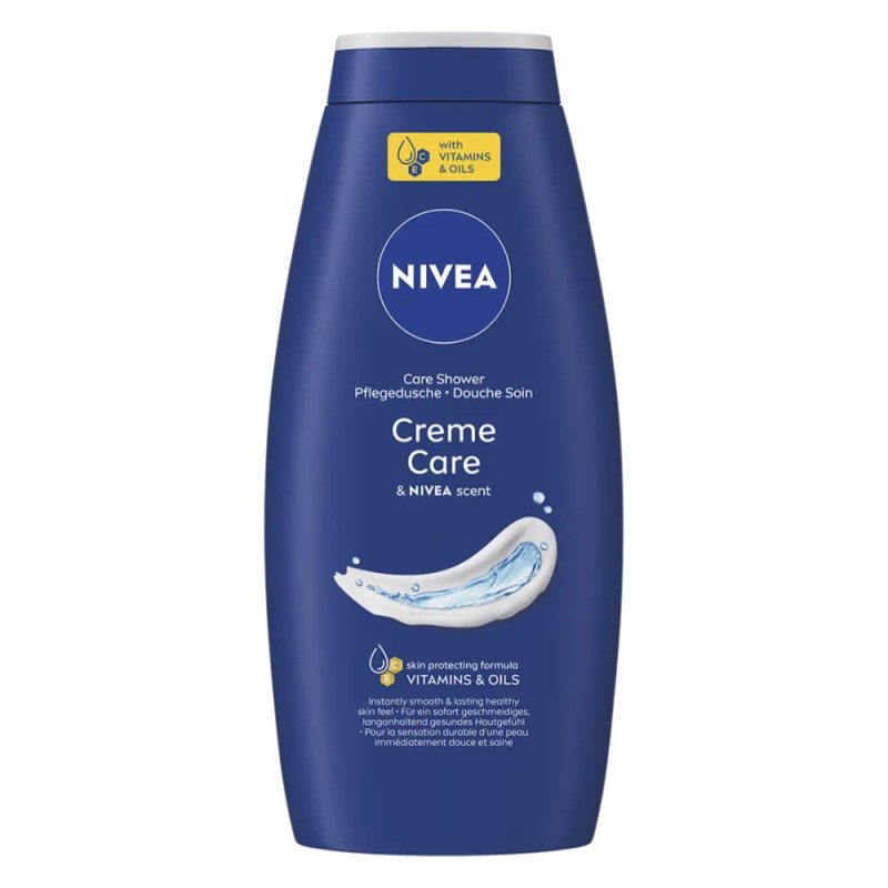 Prižiūrimoji dušo želė Nivea Creme Care, 750 ml