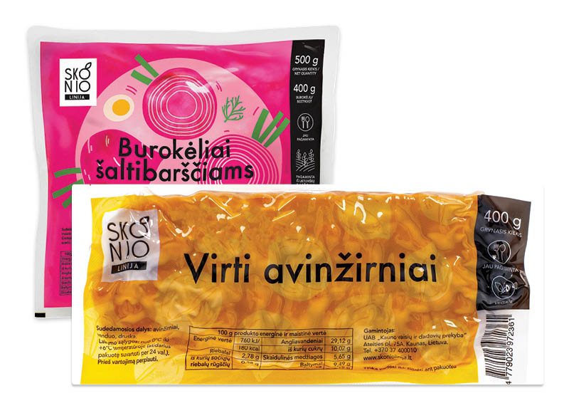 Produkcijai SKONIO LINIJA