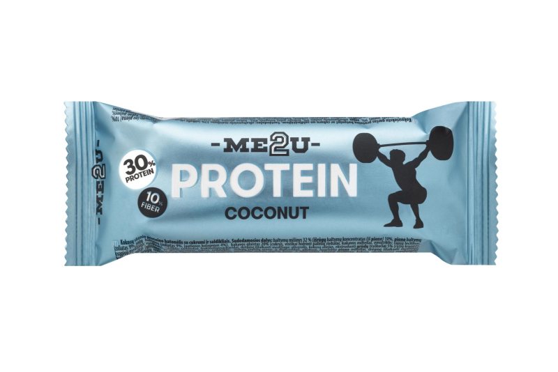 Proteino batonėlis ME2U PROTEIN, kokosų skonio, 60 g