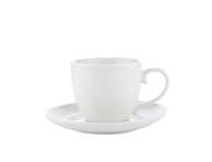 Puodelis su lėkštute AURORA WHITE HOME, 1 vnt., 230 ml