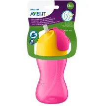 Puodelis su šiaud. PHILIPS AVENT, 300 ml