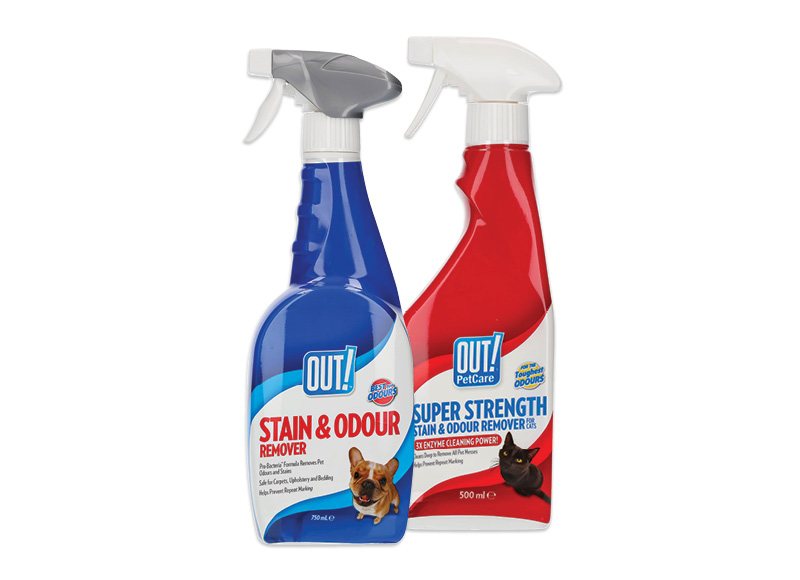 Purškiama priemonė OUT DOG, CAT kvapui ir dėmėms naikinti, 500 ml