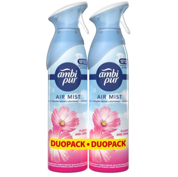 Purškiamas oro gaiviklis AMBIPUR Flowers & Spring, 2 x 185 ml