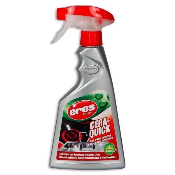Purškiamas stiklo keraminių ir indukcinių viryklių valiklis ERES Cera Quick, 500 ml