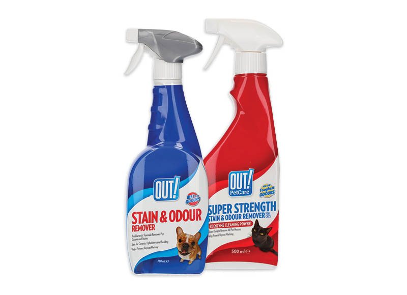 Purškiklis OUT DOG, OUT CAT kvapui ir dėmėms naikinti, 500 ml