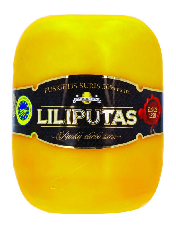 Puskietis sūris LILIPUTAS 50%, 500 g