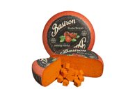 Puskietis sūris su raudonuoju pesto BASIRON, 50% rieb. s. m., 1 kg