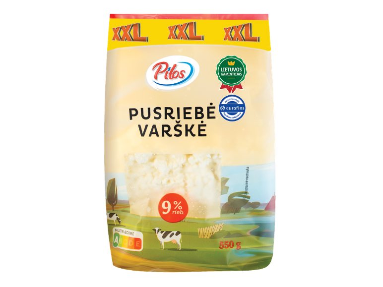 Pusriebė varškė XXL, 550 g