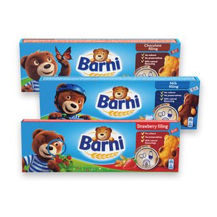 Pyragėliai BARNI (3 rūšių), 150 g