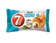 Raguolis 7 DAYS DOUBLE su kakavos ir kokosų skonių įdaru, 60 g