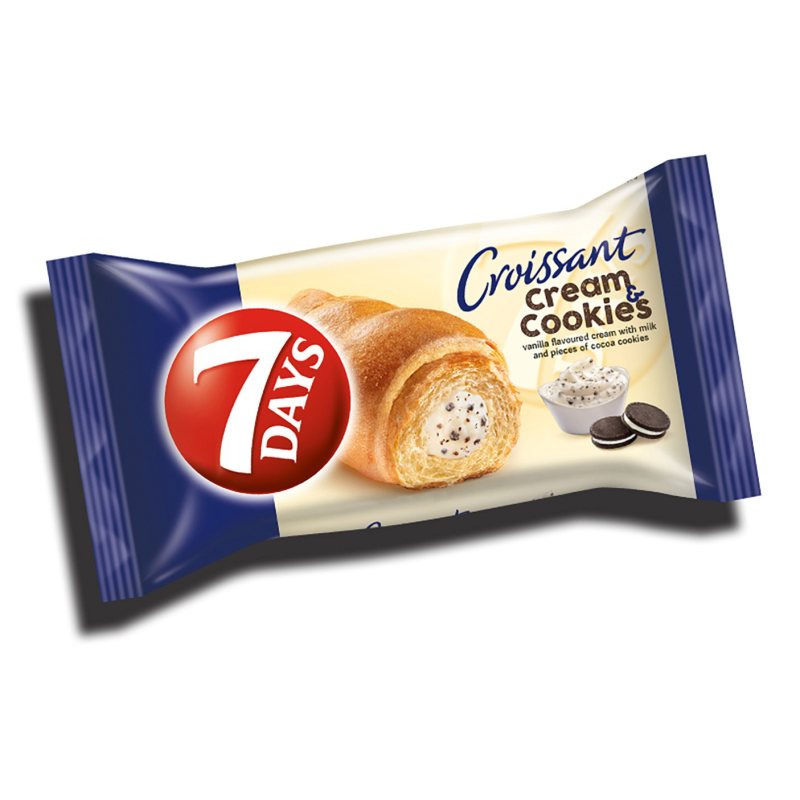 Raguolis 7 DAYS su vanilės skonio įdaru ir sausainiais, 60 g