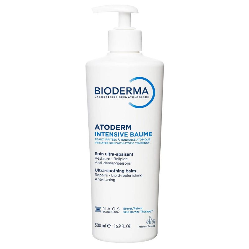 Raminamasis emolientinis kūno balzamas Bioderma Atoderm Intensive Baume, 500 ml