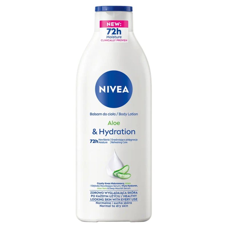 Raminamasis kūno balzamas Nivea, Aloe & Hydration, 400 ml