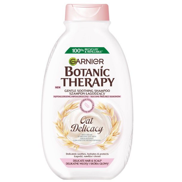 Raminamasis šampūnas Garnier Botanic Therapy Oat Delicacy, 400 ml