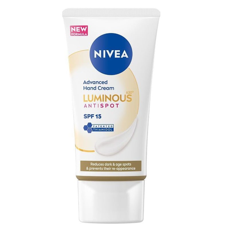 Rankų kremas nuo pigmentinių dėmių su SPF15 Nivea Luminous630®, SPF15, 50 ml