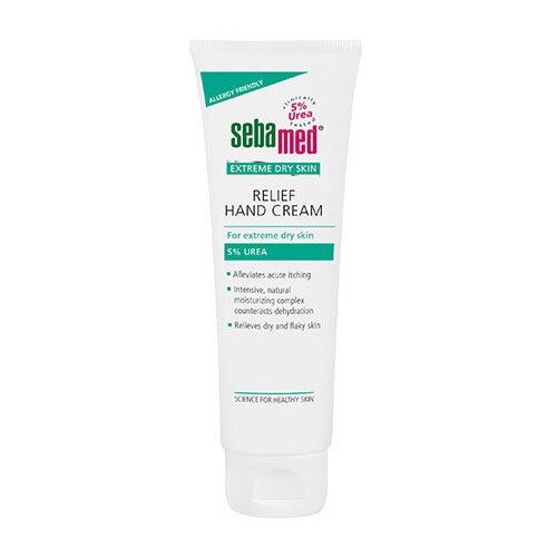 Rankų kremas sausoms ir sudirgusioms rankoms Sebamed Relief Hand Cream, 75 ml