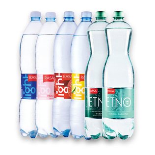 RASA gaz.natūr.mineral. arba stal.vanduo (6 rūš.), 1.5 l