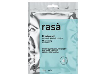 RASA HYDRO INTENSE Drėkinamoji lakštinė veido kaukė, 23 g