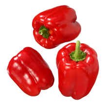 Raud. saldžiosios paprikos (80+),1kl, 1 kg