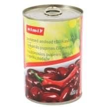 Raudon. pupelės čili pad. RIMI, / 200 g, 400 g