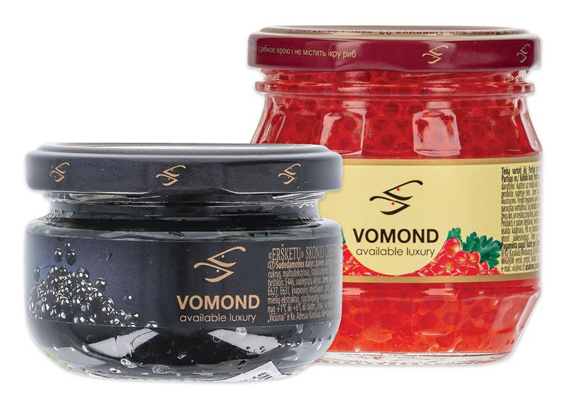 Raudoniesiems ir juodiesiems dirbtiniams ikrams, 110 g