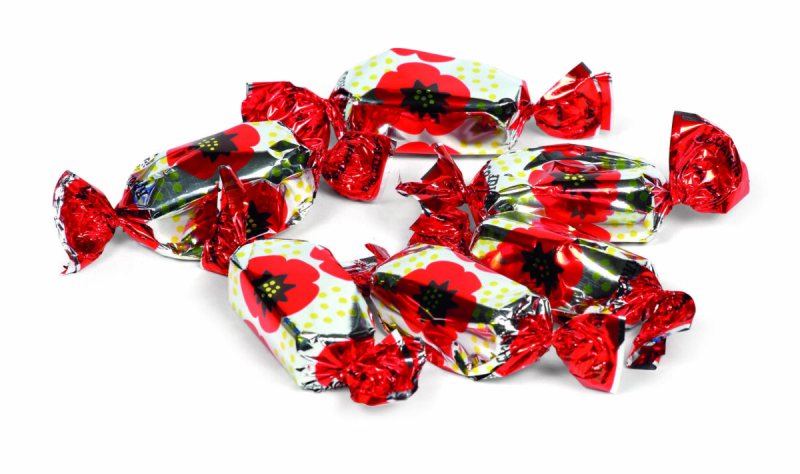 RAUDONOJI AGUONA saldainiai, 1 kg