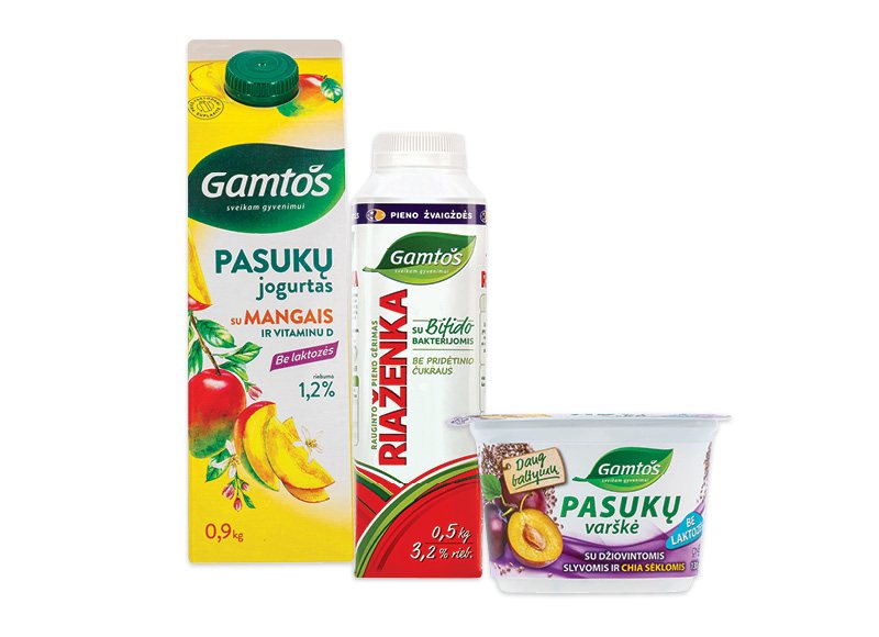 Rauginto pieno produktams GAMTOS LINIJA, 130 g