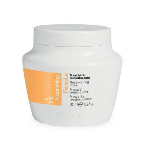 Rekonstruojamoji kaukė sausiems ir trapiems plaukams Fanola Nourishing Restructuring Mask, 500 ml
