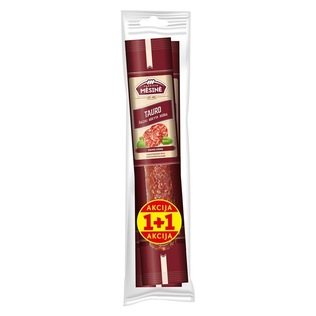 Rinkinys: TAURO šaltai rūk. dešra, 320 g/pak., 2 x 160 g