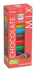 Ritter Mini Tower 9 Šokoladiniai saldainiai, 150 g