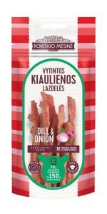 Rokiškio Mėsinė Dill & Onion Vytintos kiaulienos lazdelės, 70 g