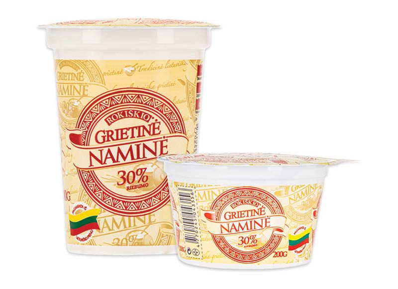 ROKIŠKIO NAMINE grietinė, 200 g