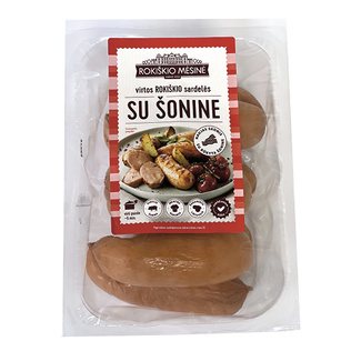 ROKIŠKIO virtos sardelės su šonine, 500 g
