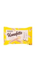 ROSHEN Konafetto Wafer Roll Vanilla, 140 g