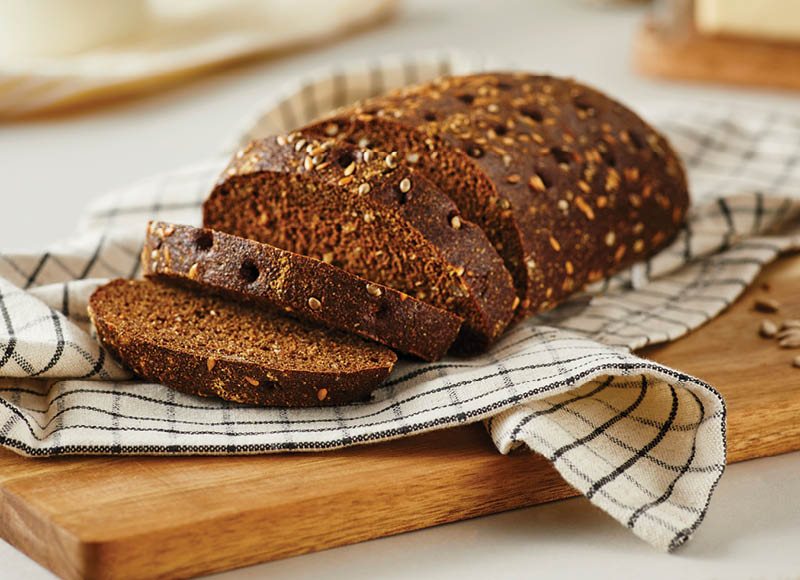 Ruginė veganiška duona su kanapių sėklomis, 400 g