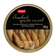 Rūkyti šprotai aliejuje RIMI /112G, 160 g