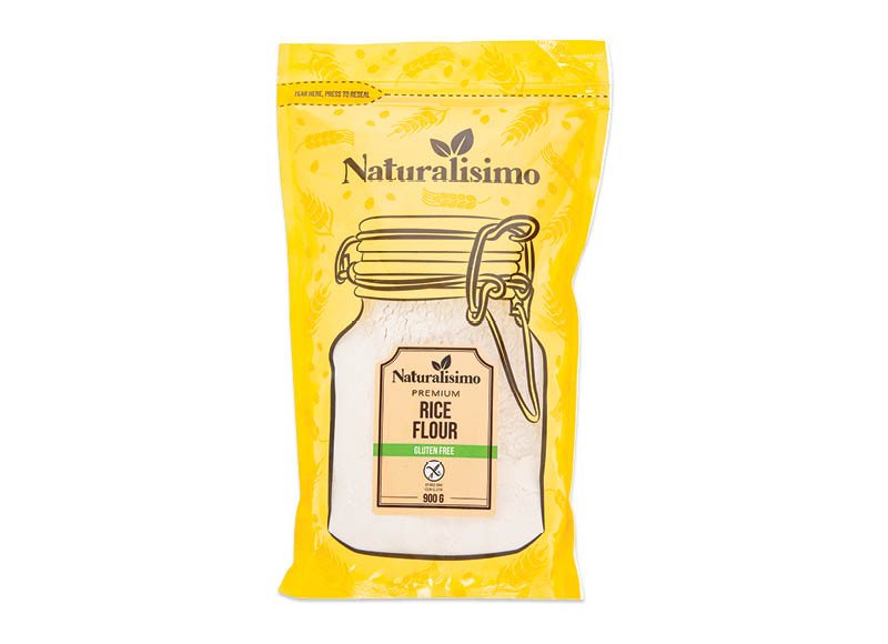 Ryžių miltai NATURALISIMO GLUTEN FREE, 900 g