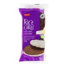 Ryžių trapučiai RIMI su juod. šokoladu, 100 g