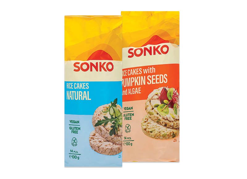 Ryžių trapučiai SONKO, 130 g