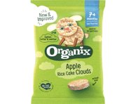 Ryžių traškučiai ORGANIX obuolių skonio, nuo 7 mėn., 40 g