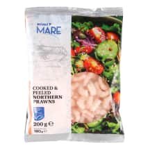 Šal. krevetės be kiauto RIMI,MSC,250, 300.180 g
