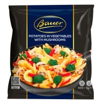 Šald. bulvės su daržovėmis ir grybais, 400 g