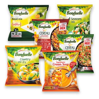 Šald. daržovių mišiniams BONDUELLE (6 rūš.), 400 g