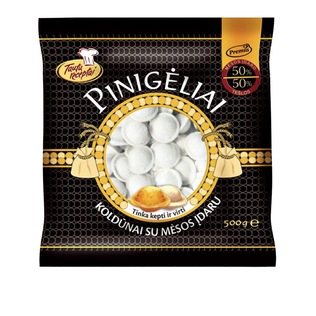 Šaldyti koldūnai PINIGĖLIAI su mėsos įdaru, 500 g