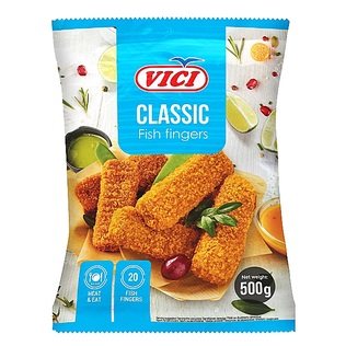 Šaldyti žuvies piršteliai VIČI CLASSIC, 500 g