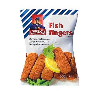 Šald. žuvų piršteliai ESVA, 600 g