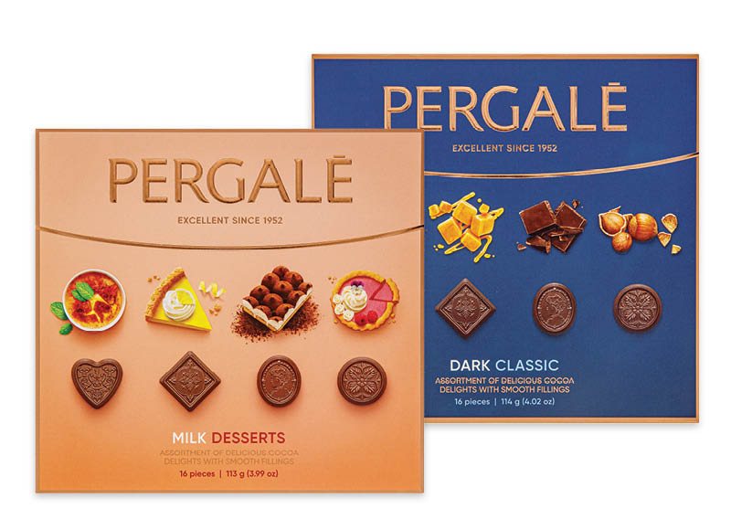 Saldainiai dėžutėje PERGALĖ, 113 g